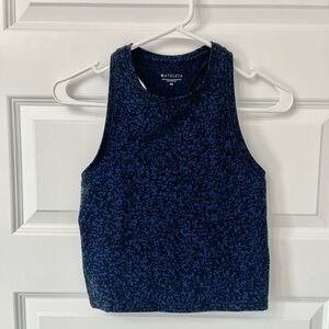 Athleta Workout Tank - Blue/Black